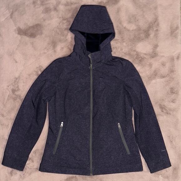 Free Country Jackets & Blazers - Free Country Jacket Women’s Medium Navy Full Zip Removable Hood FleeceLined